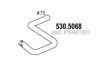 MERCE 6194901920 Exhaust Pipe